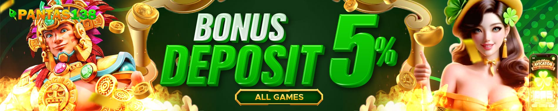  Bonus Deposit Harian 5%